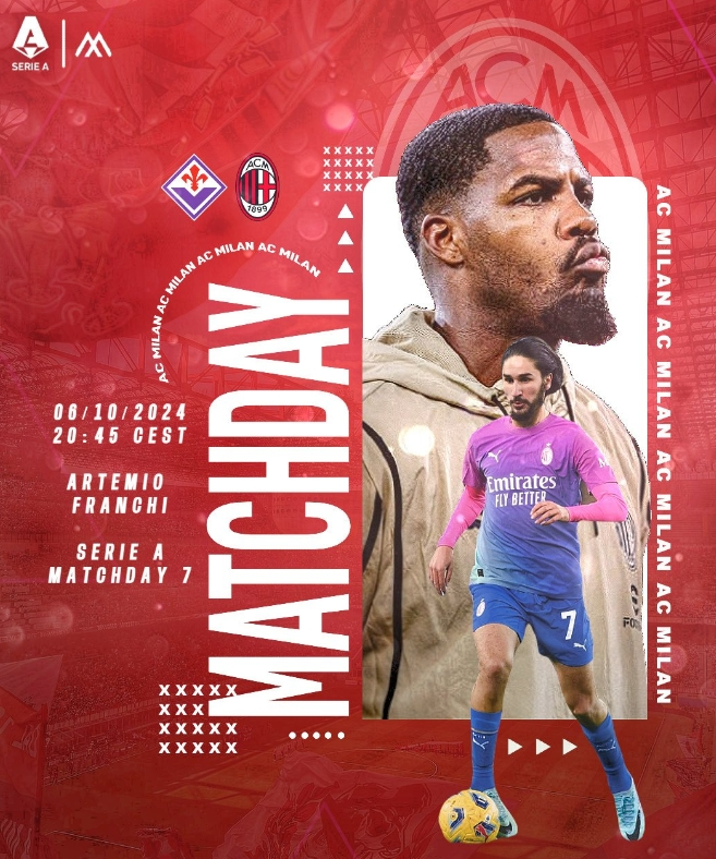 👀意甲前瞻:普利西奇状态火热!AC米兰冲击联赛4连胜 佛罗伦萨状态不佳